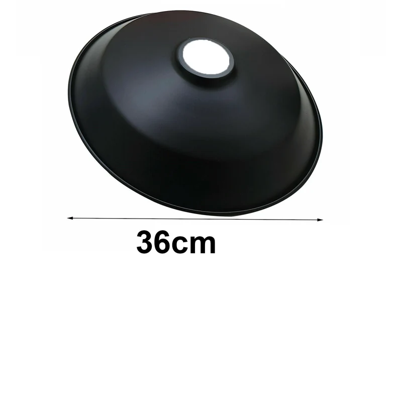 Lampenschirme Deckenleuchten Retro Stil gebogen 36cm Metall~2734