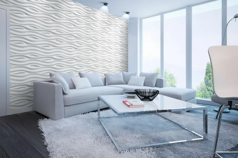 OCEAN Polystyrene Wall Art – 3D Decorative Panels Model 01