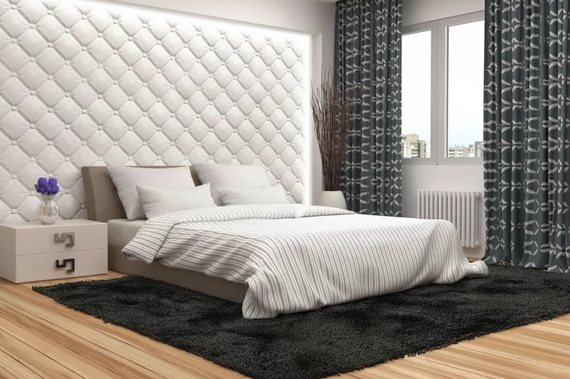 SOFT BUTTONS Polystyrene Wall Art – 3D Decorative Panels Model 03