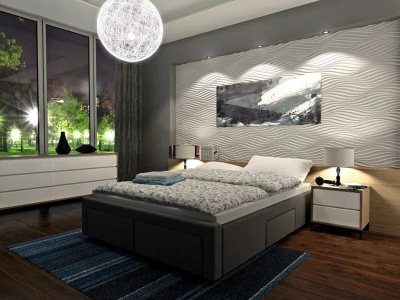 THE WIND Polystyrene Wall Art – 3D Decorative Panels Model 04