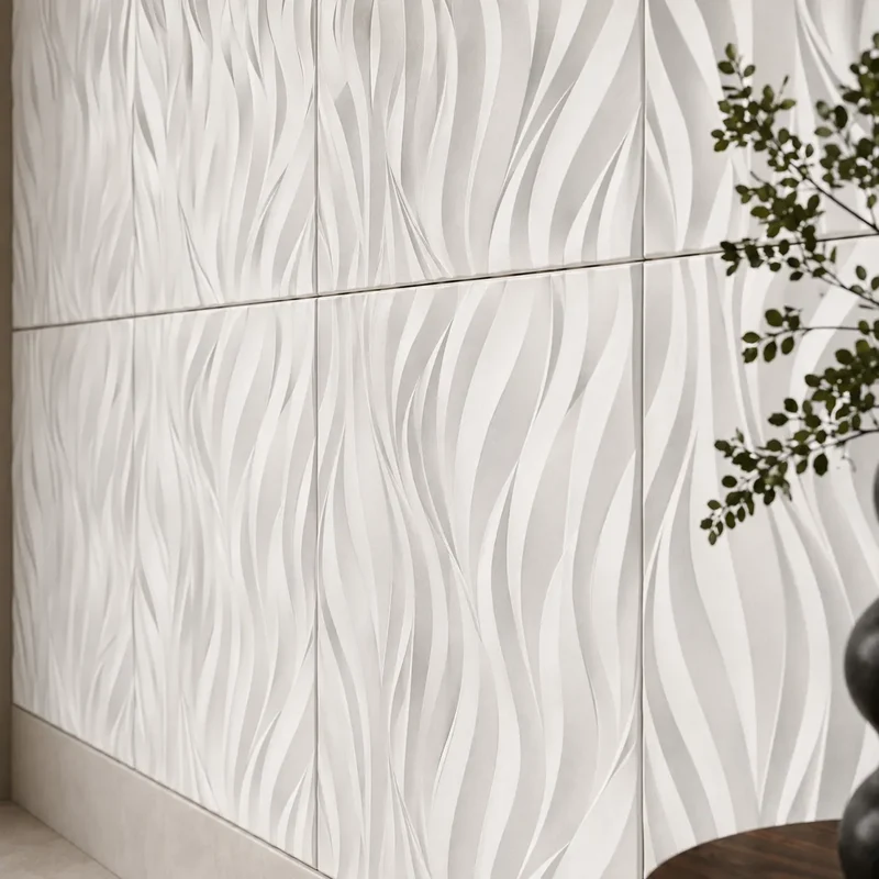 FLAMES Polystyrene Wall Art – 3D Decorative Panels Model 05