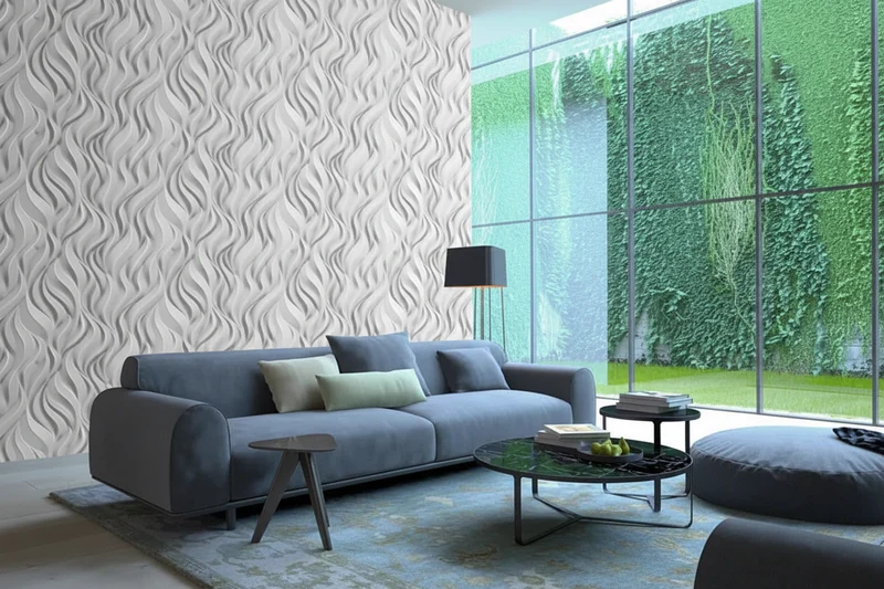 FLAMES Polystyrene Wall Art – 3D Decorative Panels Model 05