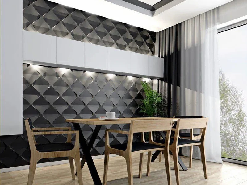DIAMONDS Polystyrene Wall Art – 3D Decorative Panels Model 07