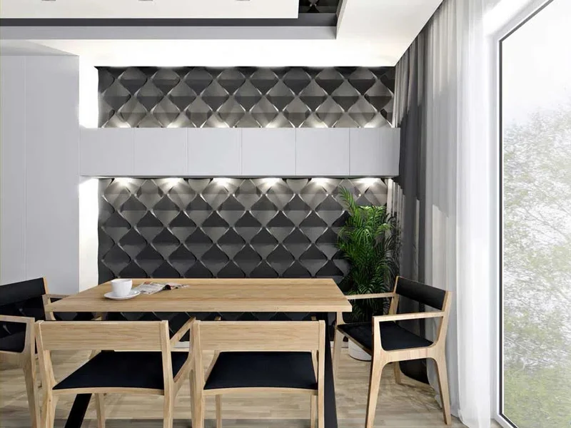 DIAMONDS Polystyrene Wall Art – 3D Decorative Panels Model 07