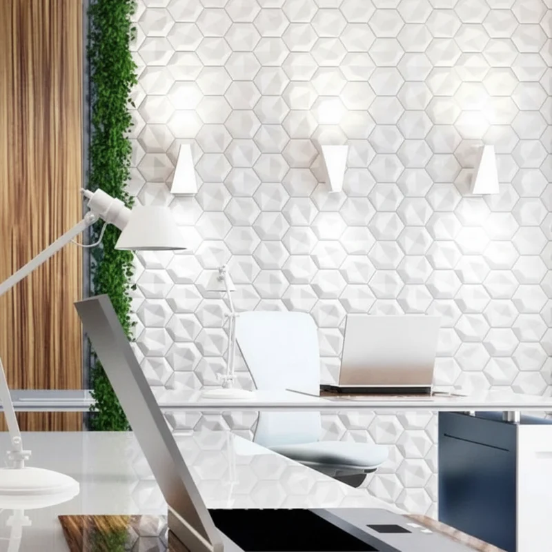 HEXAGON Polystyrene Wall Art – 3D Decorative Panels Model 08