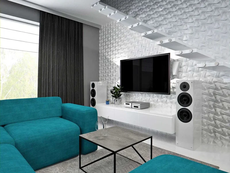 RIBBON Polystyrene Wall Art – 3D Decorative Panels Model 09
