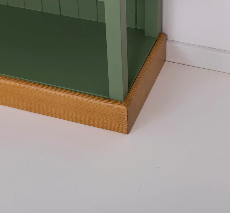 Großes Landhausregal mit 3 Schubladen - Offenes Standregal