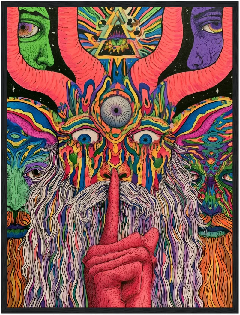 Schweigendes Drittes Auge Poster