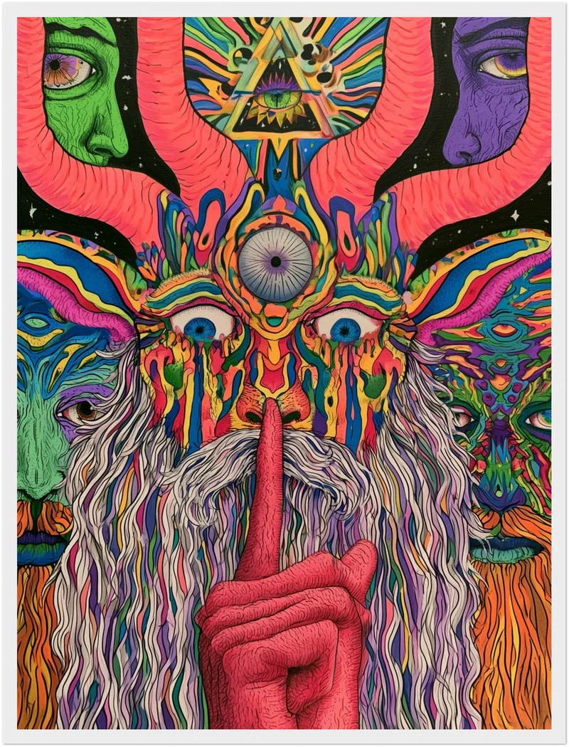Schweigendes Drittes Auge Poster
