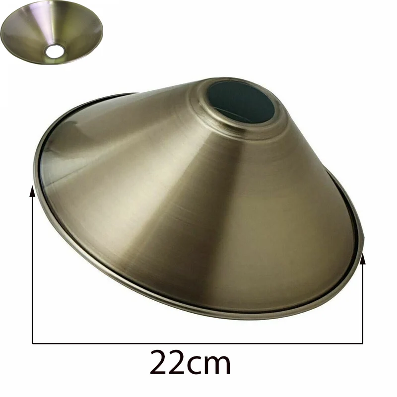 Vintage-Industrie-Retro-Hängelampenschirme, einfach zu montierender Metall-Lichtschirm ~ 2790