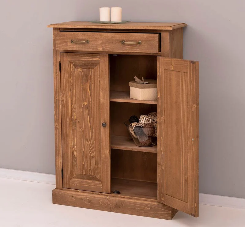 Landhaus Highboard aus Massivholz in verschiedenen Farben