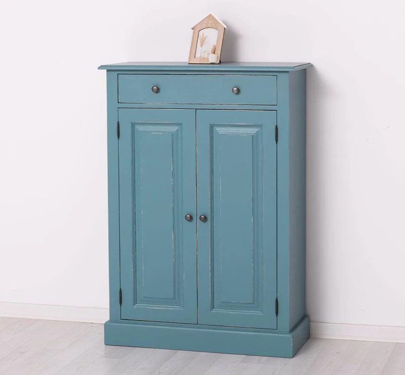 Landhaus Highboard aus Massivholz in verschiedenen Farben