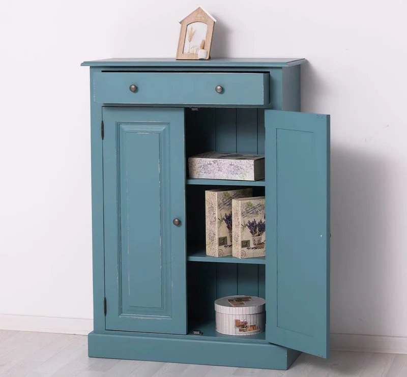 Landhaus Highboard aus Massivholz in verschiedenen Farben