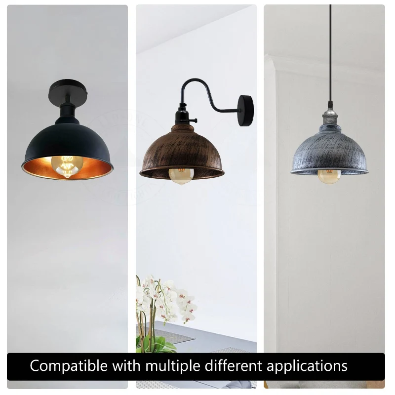 LEDSONE Ø 21cm Metall Lampenschirm für Hängelampe ~2725