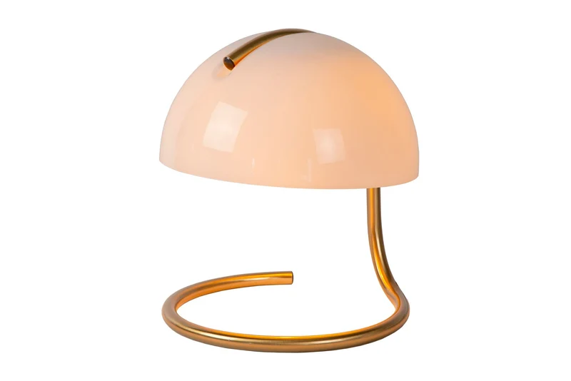 Tischleuchte Cato 1-flammig mit Glasschirm Ø 23,5cm