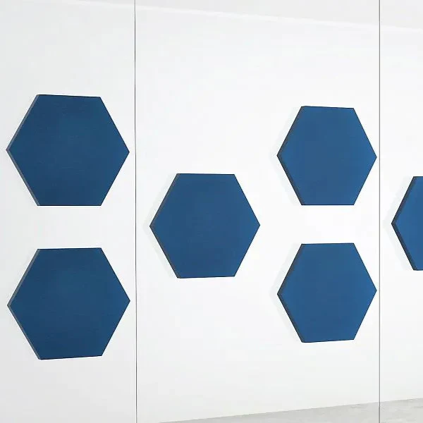 Decorative Glass Wall Panels - Acoustic Hexa L