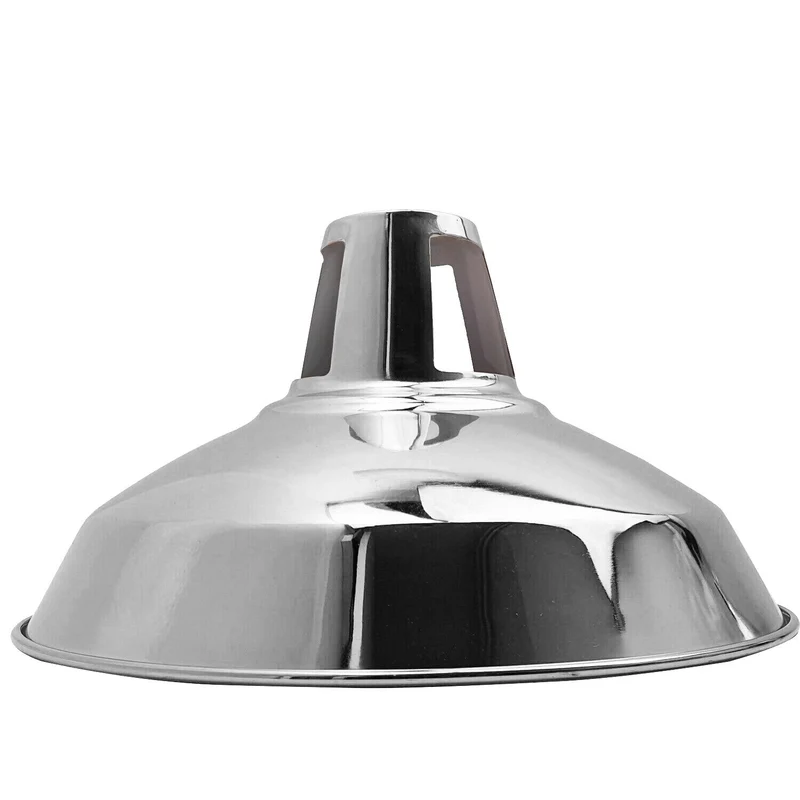 Retro Decke Lampenschirme Easy Fit Lampenschirme für Schlafzimmer Küche Chrom Farbe~2931