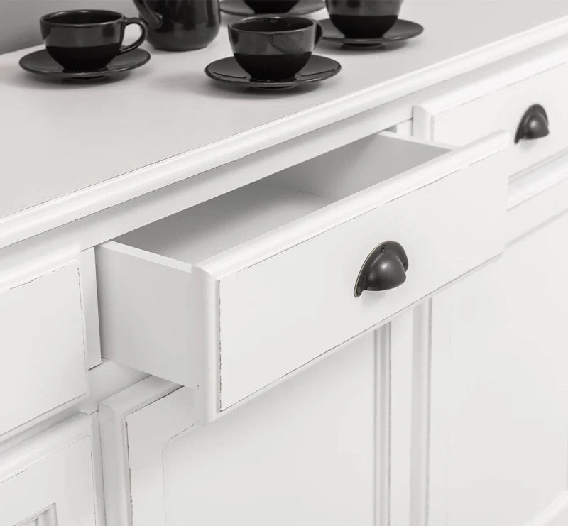 Sideboard aus Massivholz | Kommode mit 4 Schubladen und 4 Türen