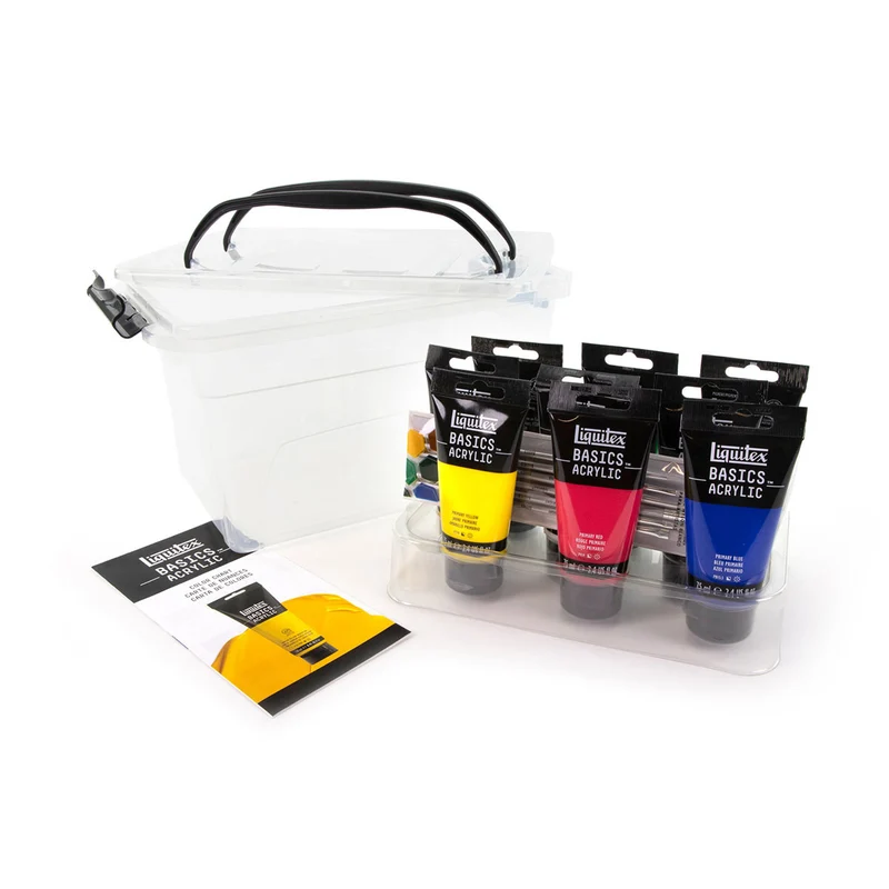 Liquitex - Basics Acrylic Paint Set Starter Box - 10 piece