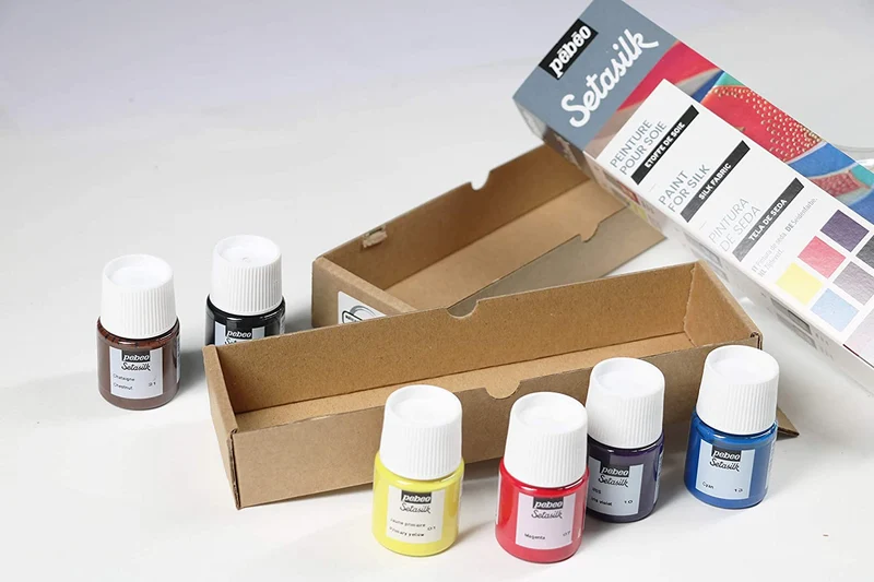 Pebeo - Setasilk Paint Initiation Set - 6 x 20ml