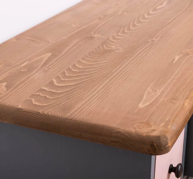 Apothekerschrank - Kommode aus Massivholz mit 13 Schubladen - mehrfarbig