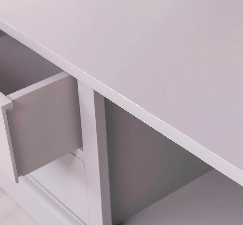 Garderobe aus Massivholz mit Spiegel und Staufächern