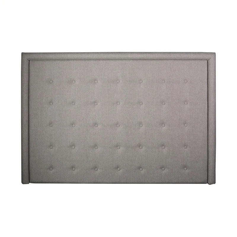 Casa Padrino Luxus Bett-Kopfteil Taupe 200 x H. 140 cm - Luxus Hotel & Schlafzimmer Möbel