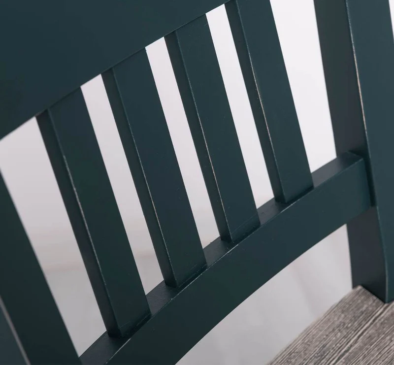 Barhocker mit Lehne aus massiver Pinie