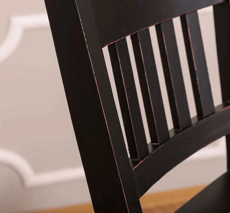 Barhocker mit Lehne aus massiver Pinie