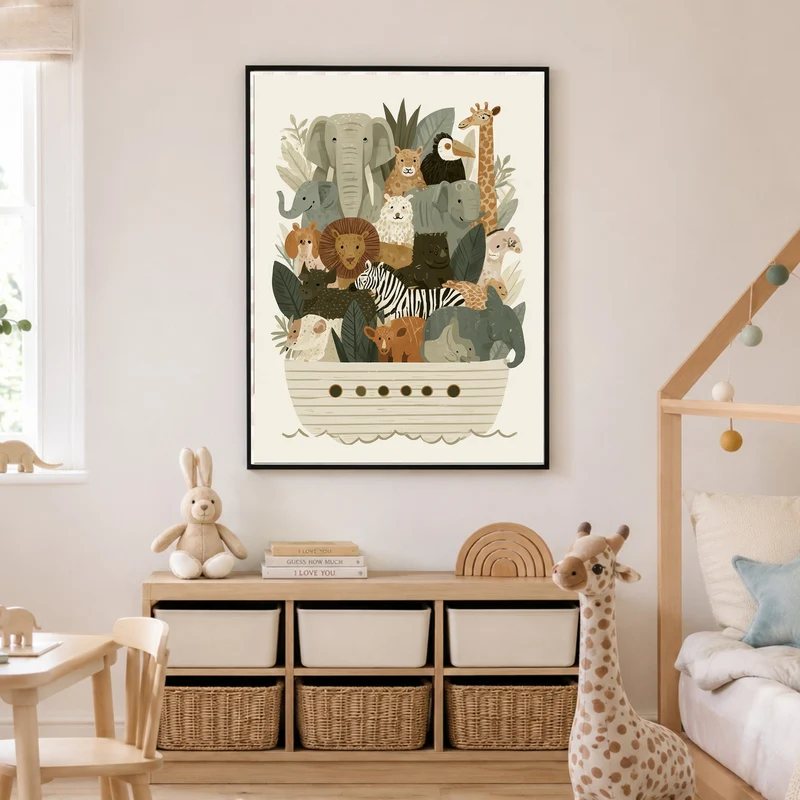 Arche Noah Tierparade Poster