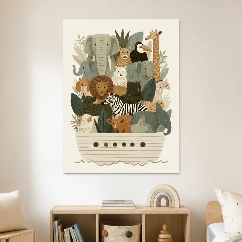 Arche Noah Tierparade Poster