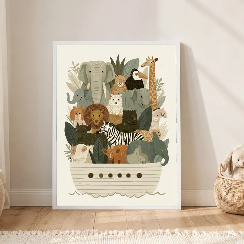 Arche Noah Tierparade Poster