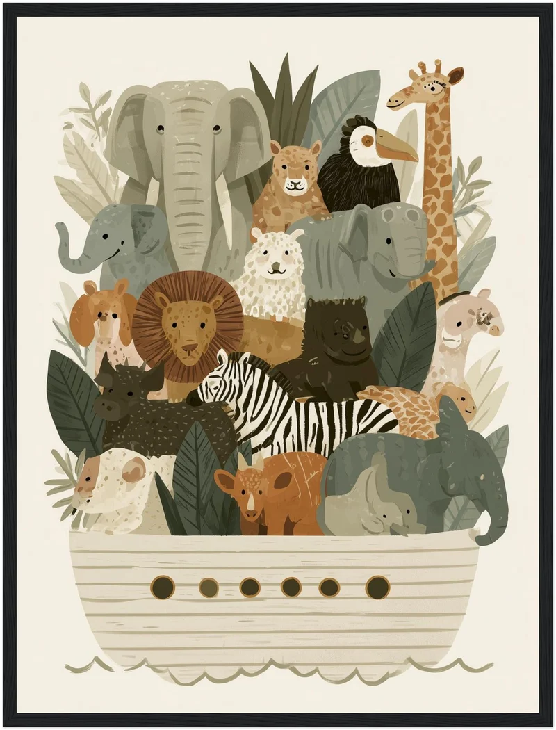 Arche Noah Tierparade Poster