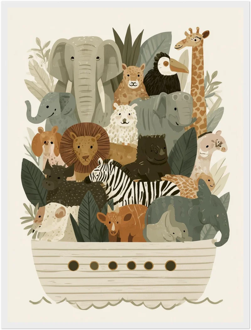 Arche Noah Tierparade Poster