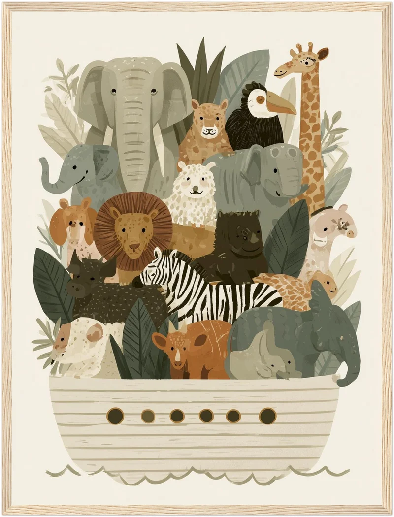 Arche Noah Tierparade Poster