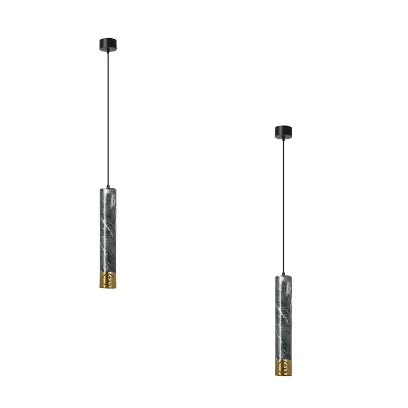 LED Langröhren Pendelleuchte Zylindrische Röhre GU10 Sockel~2628