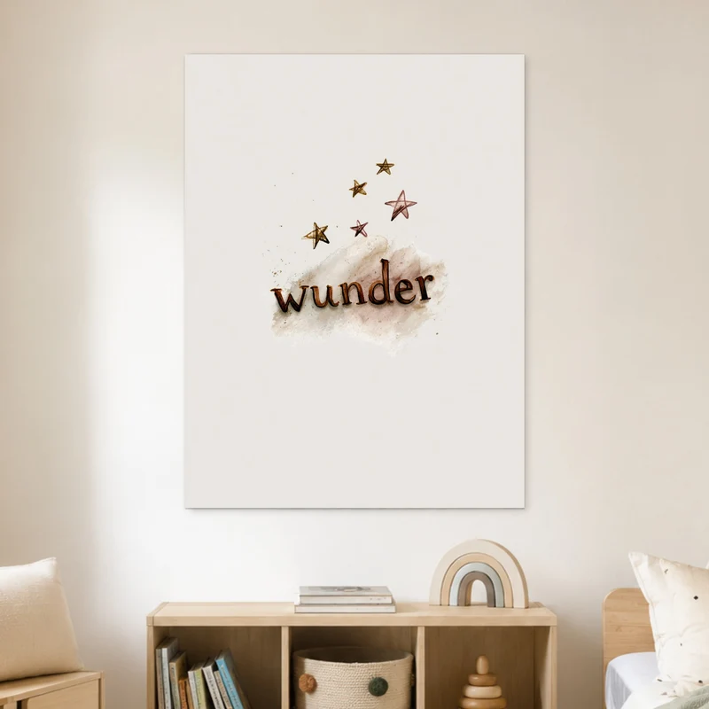 Wunder mit Sternen Leinwand