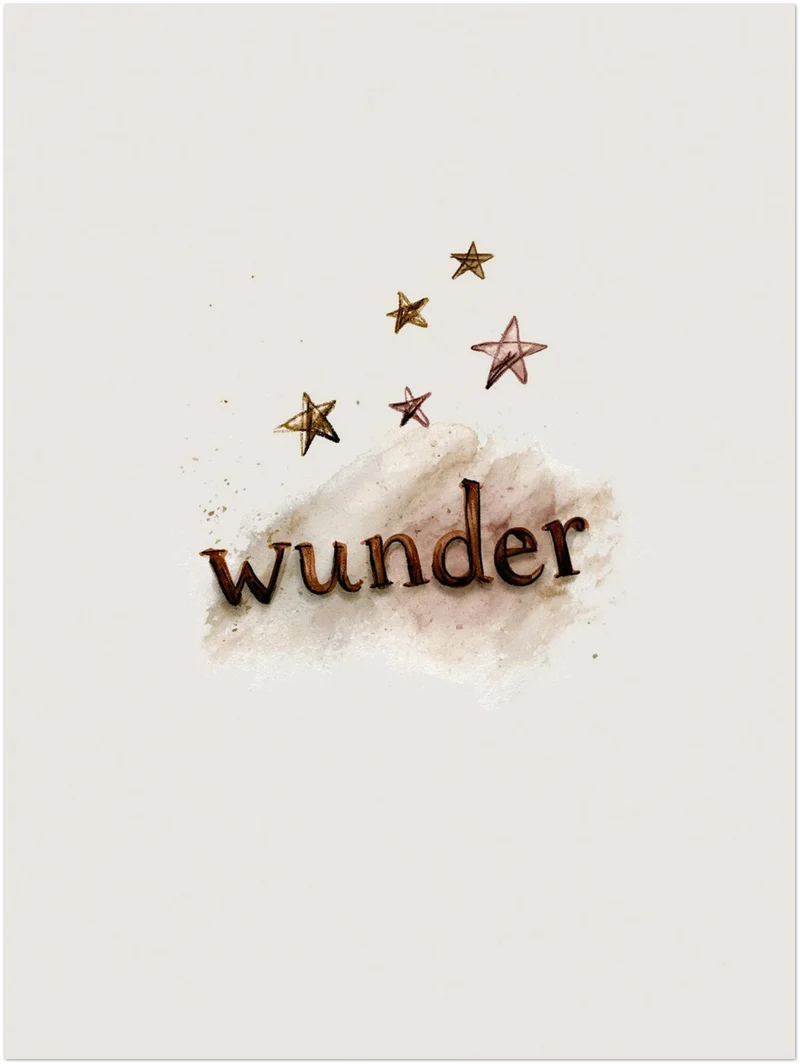 Wunder mit Sternen Poster