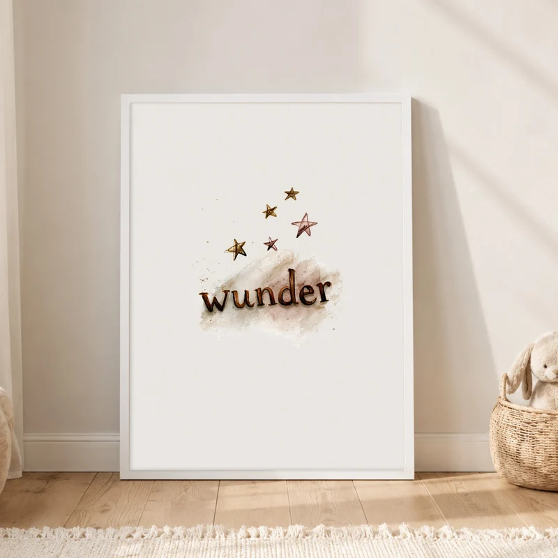Wunder mit Sternen Poster