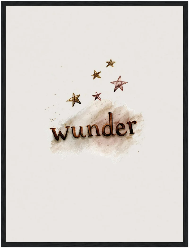Wunder mit Sternen Poster