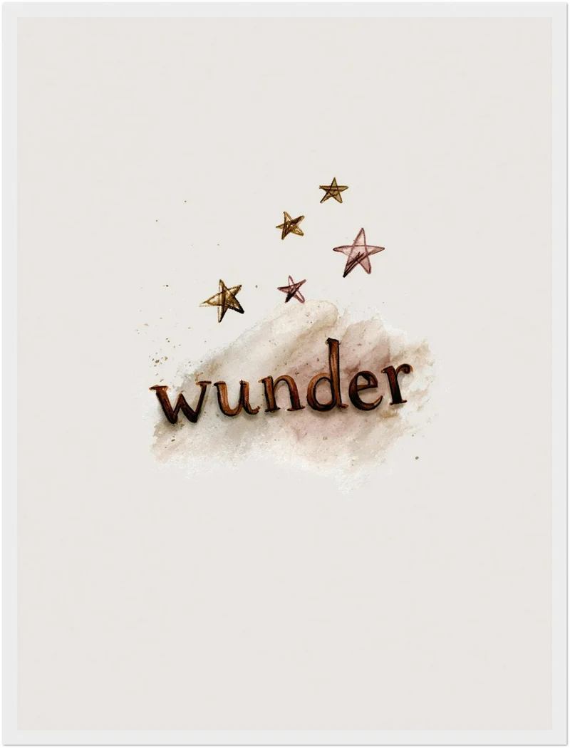 Wunder mit Sternen Poster