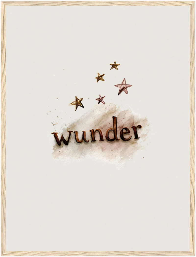 Wunder mit Sternen Poster