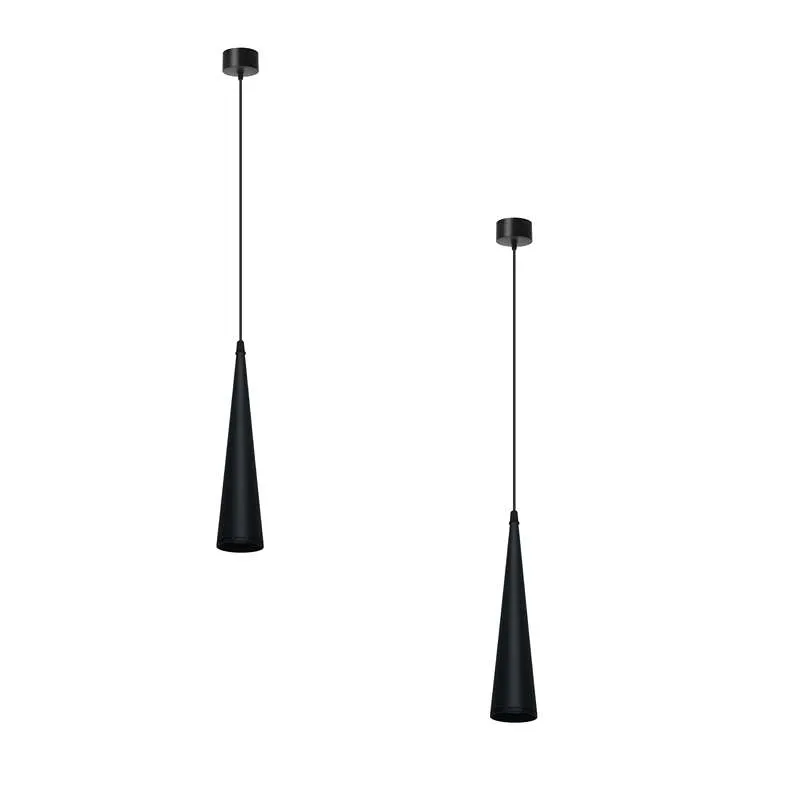 LED Pendelleuchte schwarz Hängelampe~2621