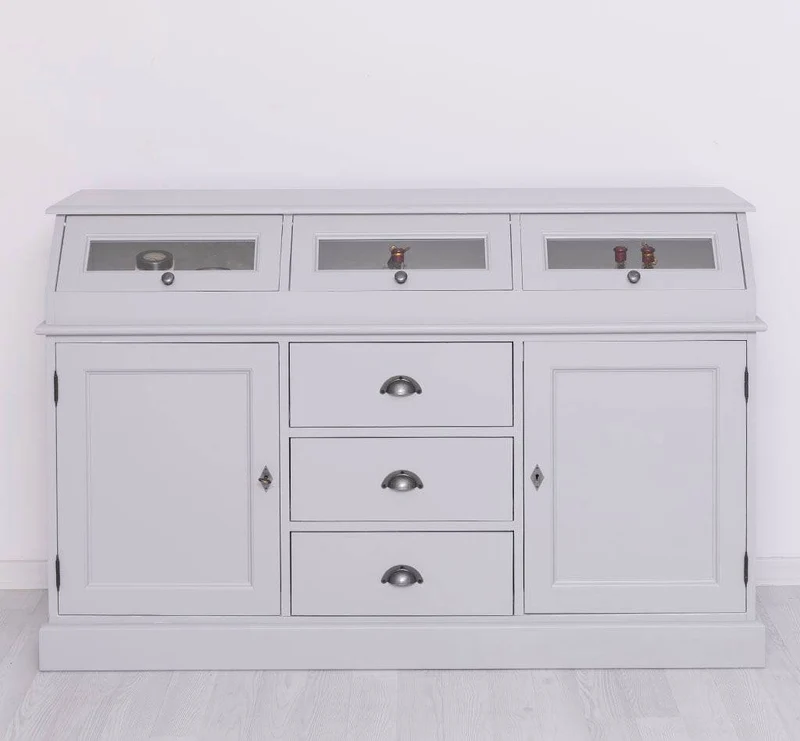 Sideboard mit Display | 2- teilig | Kommode | Geschirrschrank
