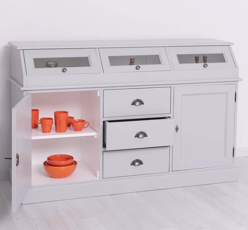 Sideboard mit Display | 2- teilig | Kommode | Geschirrschrank