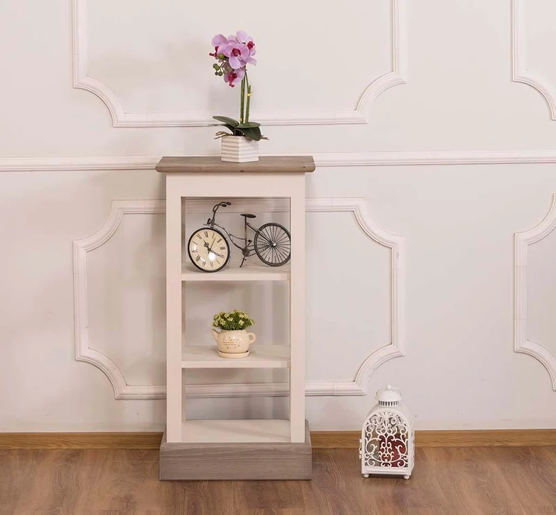 Kleines Regal aus Massivholz im Landhausstil | in verschiedenen Farben