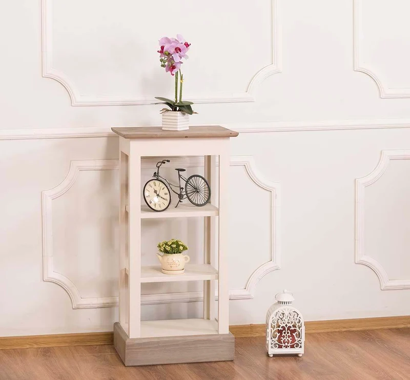 Kleines Regal aus Massivholz im Landhausstil | in verschiedenen Farben