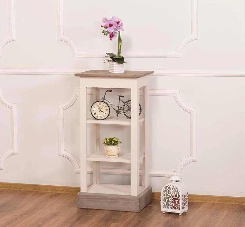 Kleines Regal aus Massivholz im Landhausstil | in verschiedenen Farben
