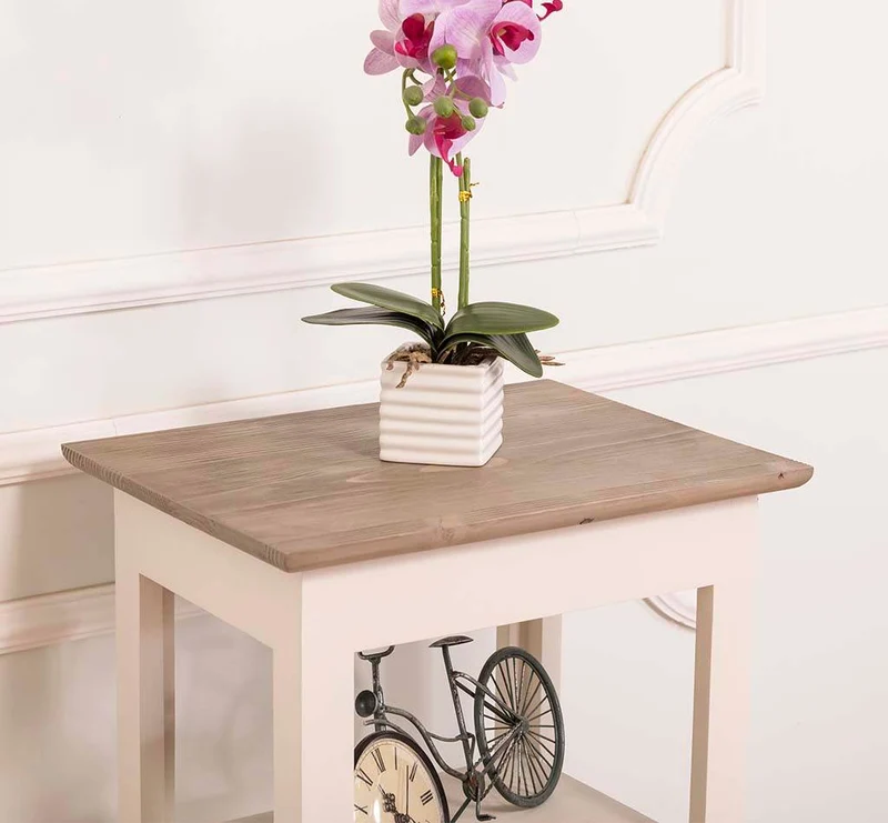 Kleines Regal aus Massivholz im Landhausstil | in verschiedenen Farben