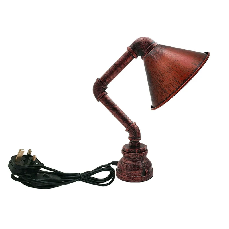 Steampunk Tischleuchte mit Wasserpfeifen Rohrlampen~2341